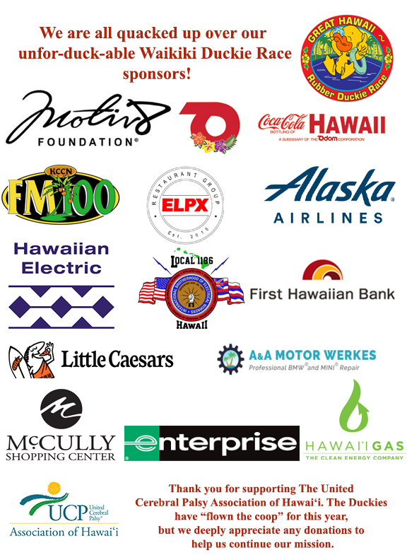 2025 Waikiki Duckie sponsors
